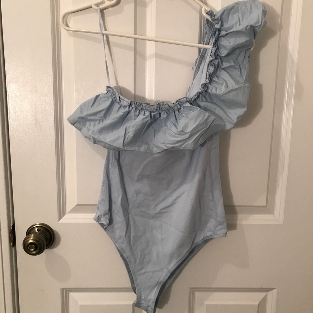 One shoulder bodysuit